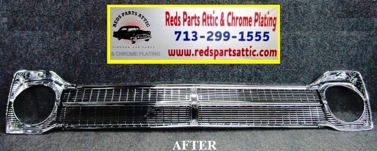 Reds Parts Attic - CHROME PLATING Classic car chrome parts plating